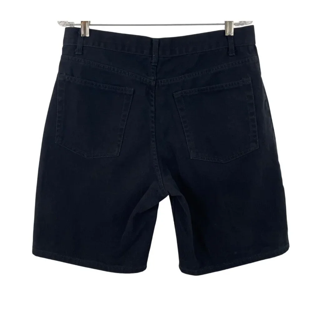 Route 66 Mens Size 34 Black Denim Shorts 100% Cotton 34x10 - Picture 3 of 6